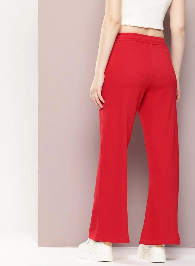 Dillinger Women Red Extra Baggy Korean Pant